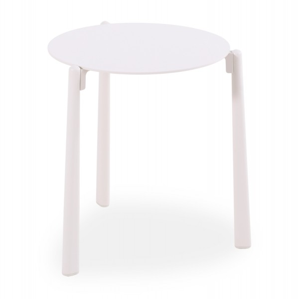 ΒΟΗΘΗΤΙΚΟ ΣΤΡΟΓΓΥΛΟ ΤΡΑΠΕΖΙ ΑΛΟΥΜΙΝΙΟΥ DENERIS SM6393.01 ΚΡΕΜ 45x45x47Yεκ.