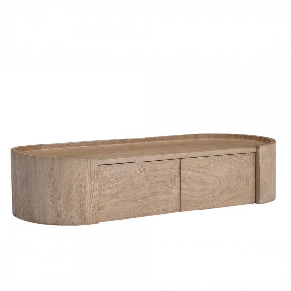 MINIMAL ΚΟΝΣΟΛΑ ΚΡΕΜΑΣΤΟ ΚΑΦΕ 100x35x20cm