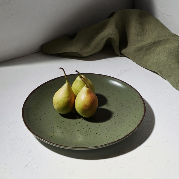 ΠΙΑΤΟ ΡΗΧΟ TERRA ΠΟΡΣΕΛΑΝΙΝΟ 21cm GREEN 07-15534