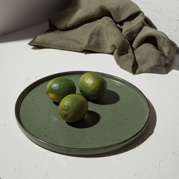 ΠΙΑΤΟ ΡΗΧΟ ΚΑΘΕΤΟ TERRA ΠΟΡΣΕΛΑΝΙΝΟ 26cm GREEN 07-15657