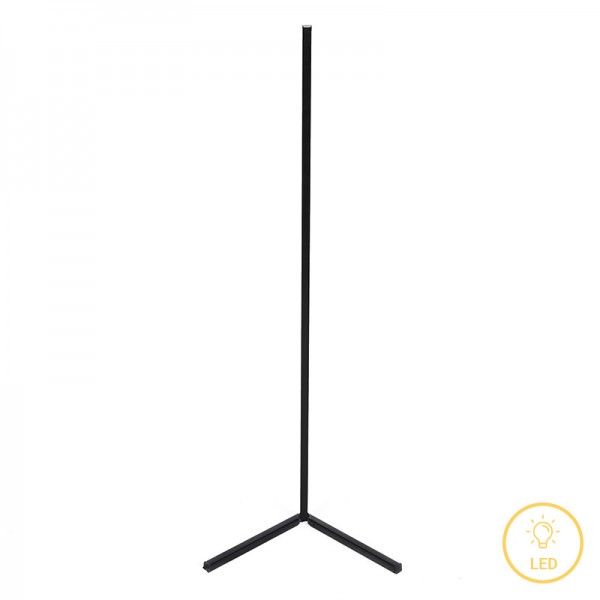 Φωτιστικό δαπέδου Esthetic pakoworld LED μαύρο 30x2x120εκ  071-001527