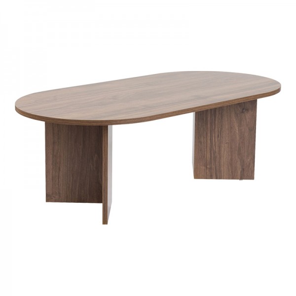 Τραπέζι σαλονιού Tabletod pakoworld σε καρυδί απόχρωση 119x60x40εκ 071-001604