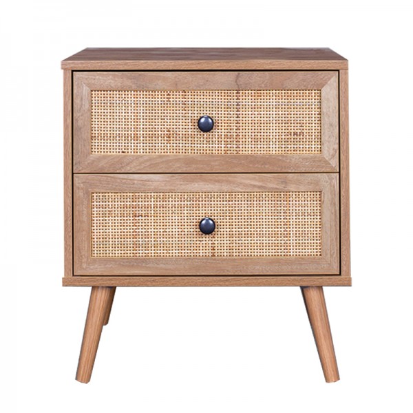Κομοδίνο Oslo pakoworld sonoma 50x39x55εκ 086-000002
