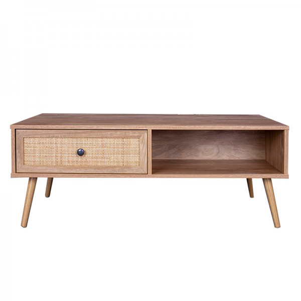 Τραπέζι σαλονιού Oslo pakoworld sonoma 110x59x41,5εκ 086-000005
