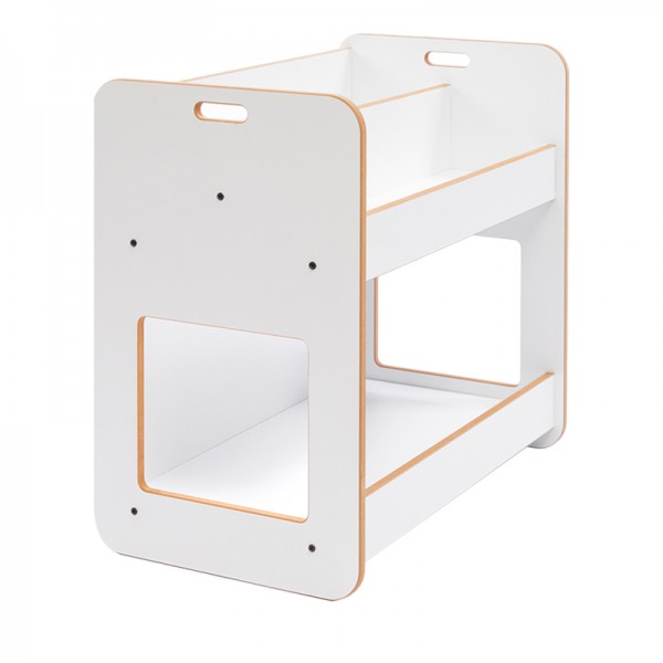 Ραφιέρα Dovere pakoworld λευκό mdf 56x34x55εκ 120-000420