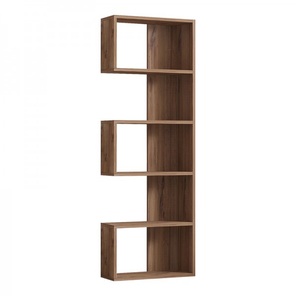 Βιβλιοθήκη Cascade pakoworld σε sonoma  απόχρωση 51.8x22x150εκ 120-000520