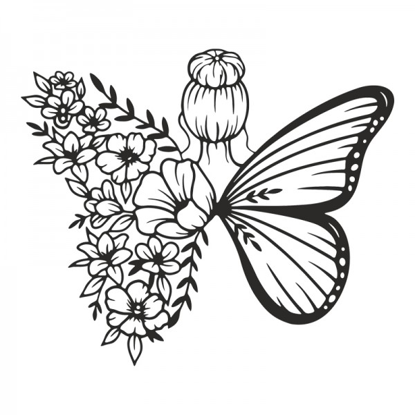 Διακοσμητικό τοίχου Terfia pakooworld μαύρο μεταλλικό 60x1,5x60εκ