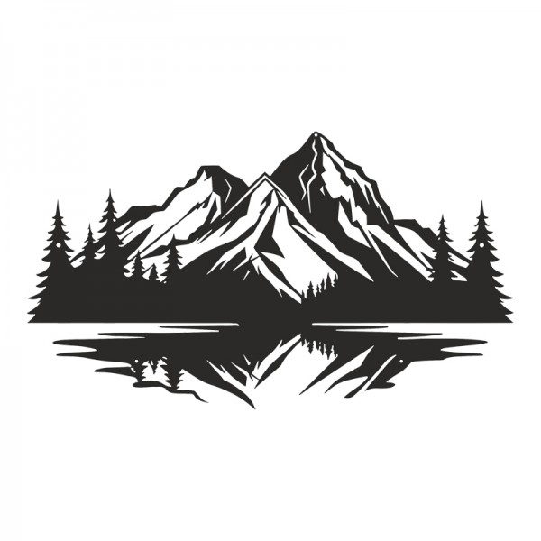 Διακοσμητικό τοίχου Mirolo pakooworld μαύρο μεταλλικό 70x1,5x50εκ