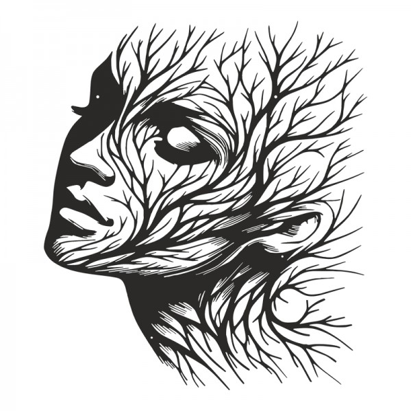 Διακοσμητικό τοίχου Solfy pakooworld μαύρο μεταλλικό 80x1,5x80εκ