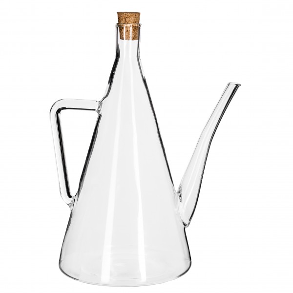 ΜΠΟΥΚΑΛΙ ΓΙΑ ΛΑΔΙ ΓΥΑΛΙΝΟ 500ML Φ10.2x19.5cm 150034