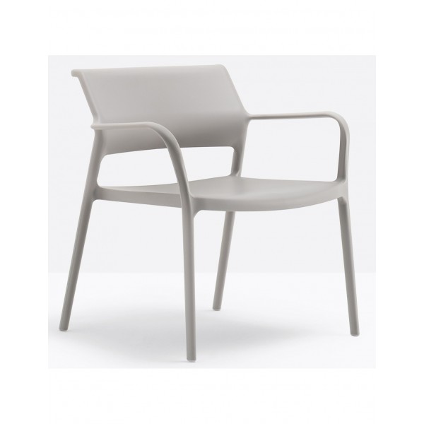 Ara 316 lounge πολυθρόνα PP BEIGE 70x64x74(61,5/42)cm