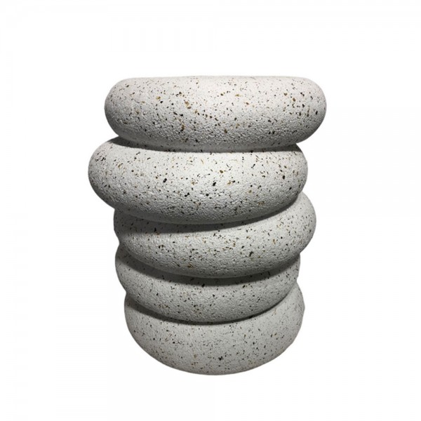 BALANCE SIDE TABLE TERRAZZO 41x42.5x50cm