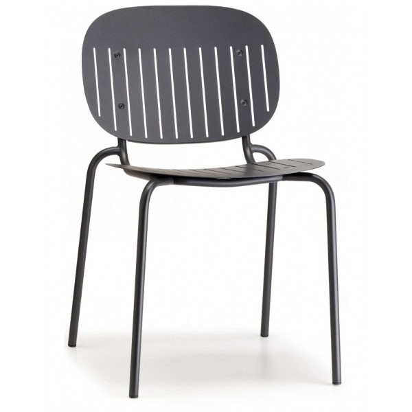 SISI barcode art.2508 καρέκλα anthracite METAL 50x55xH80(44)cm