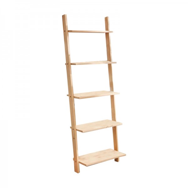 Βιβλιοθήκη Fealor pakoworld φυσικό ξύλο πεύκου 50x20x148εκ 197-000233