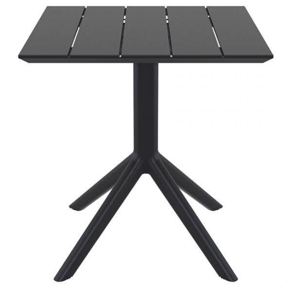 PARIS BLACK 70X70X74εκ. ΤΡΑΠΕΖΙ PP 20.0862