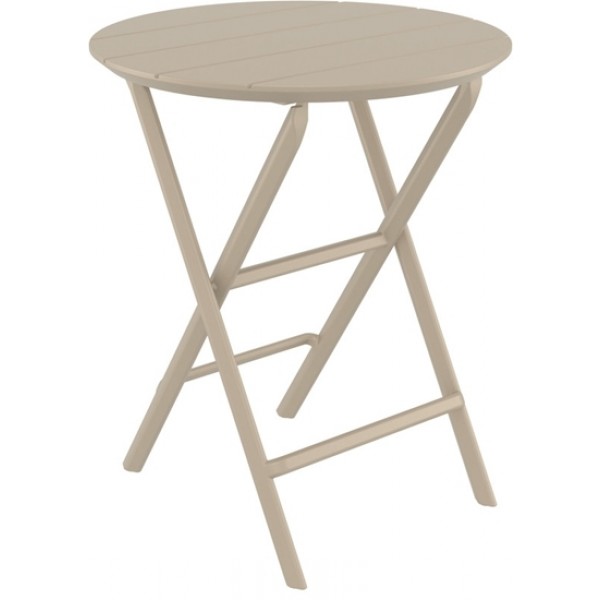 HELEN TAUPE ΤΡΑΠΕΖΙ ΠΤΥΣ/ΝΟ PP D60X74CM 20.0901