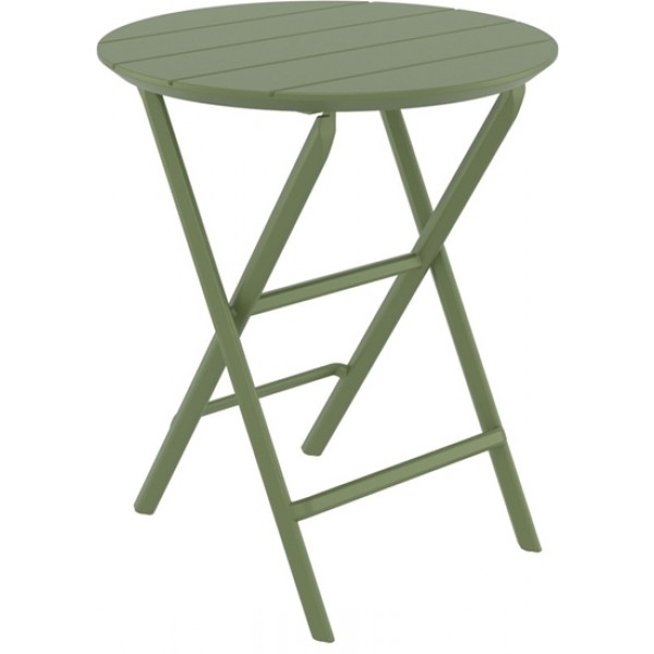 HELEN OLIVE GREEN ΤΡΑΠΕΖΙ ΠΤΥΣ/ΝΟ PP D60X74CM 20.0902