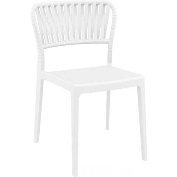 PORTOFINO WHITE ΚΑΡΕΚΛΑ PP 52X56X83cm 20.0910