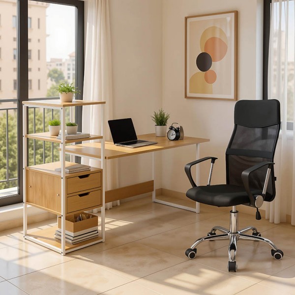 Φοιτητικό πακέτο επίπλων γραφείου Joeza pakoworld σετ 2τεμ