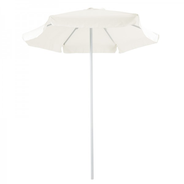 Ομπρέλα επαγγελματική Mongo pakoworld μονοκόμματος ιστός μέταλλο Φ2m εκρού