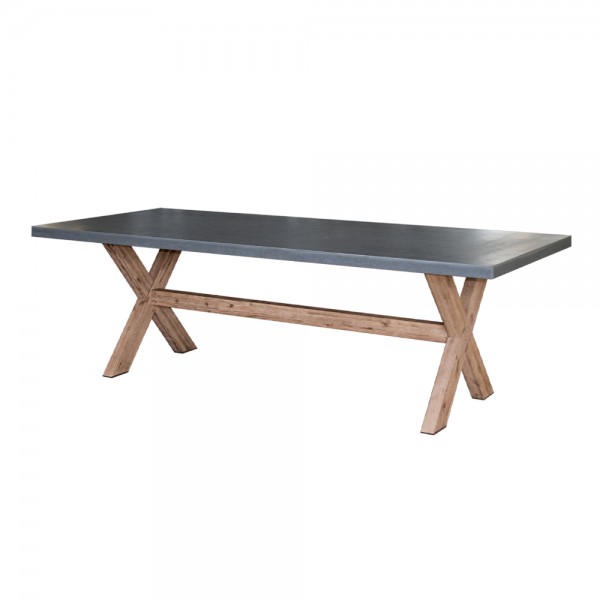 CAMIRO ΤΡΑΠΕΖΙ CEMENT 180x90xH75cm 22-0063