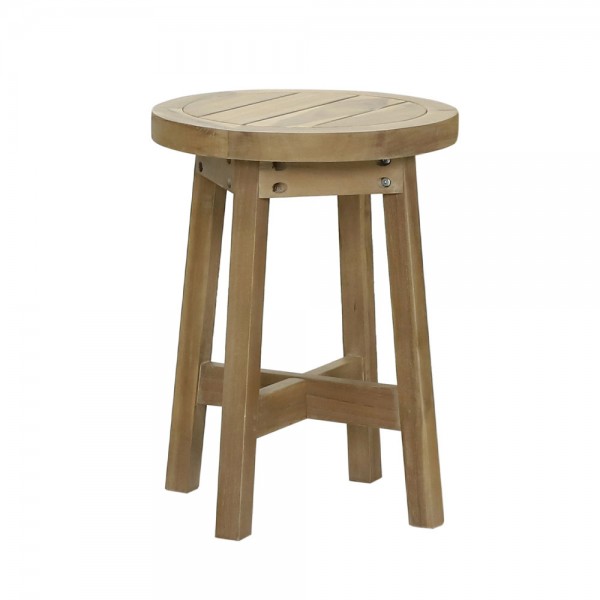 ANASA SIDE TABLE ΦΥΣΙΚΟ 40x40xH48cm