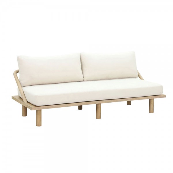 SIESTA ΚΑΝΑΠΕΣ ΚΡΕΒΑΤΙ ΦΥΣΙΚΟ CREAM 180x80x59 22-0276
