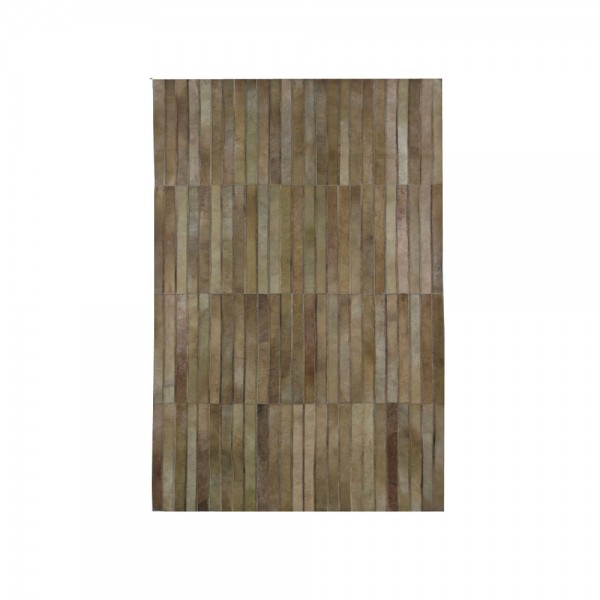 LIME ΧΑΛΙ ΣΑΛΟΝΙΟΥ 160x240cm ΔΕΡΜΑ ΠΡΑΣΙΝΟ ΜΑΛΛΙΝΟ