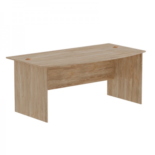 Γραφείο εργασίας Anze pakoworld φυσικό μελαμίνης 180x93.5x75εκ 248-000014