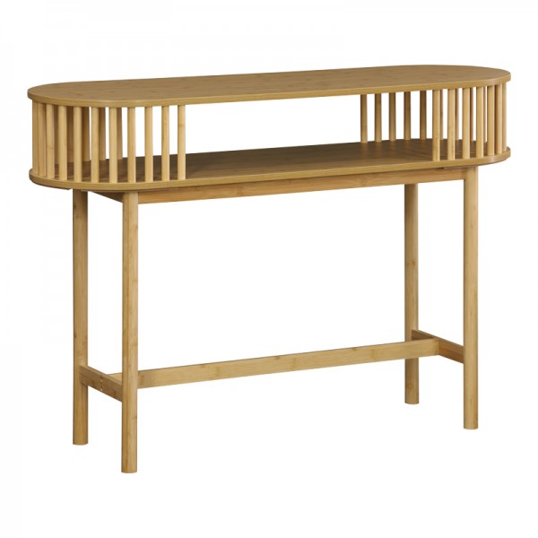 Κονσόλα Nodial pakoworld MDF/Bamboo σε φυσική απόχρωση 120x39x85εκ 260-000027