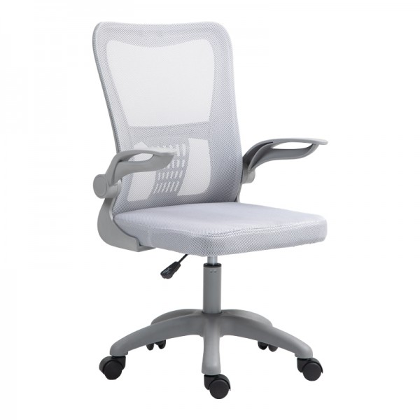 Καρέκλα γραφείου εργασίας Annalise pakoworld mesh γκρι 57x53x100εκ 275-000017