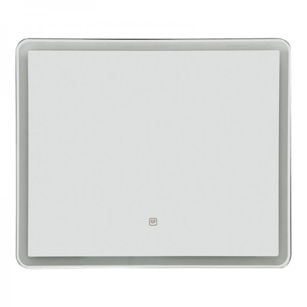 Καθρέπτης Led Quadrou pakoworld pp-αλουμίνιο 60x3x50εκ