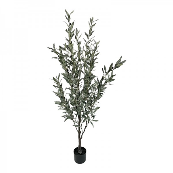 Διακοσμητικό φυτό Olive tree II σε γλάστρα Inart πράσινο pp Υ160εκ