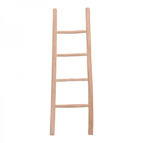 Σκάλα Morjeve pakoworld teak ξύλο σε φυσική απόχρωση 45x6x150εκ 336-000024