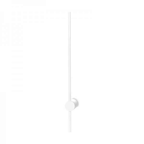 Φωτιστικό τοίχου Eftenbo pakoworld led μέταλλο λευκό Φ8x80εκ