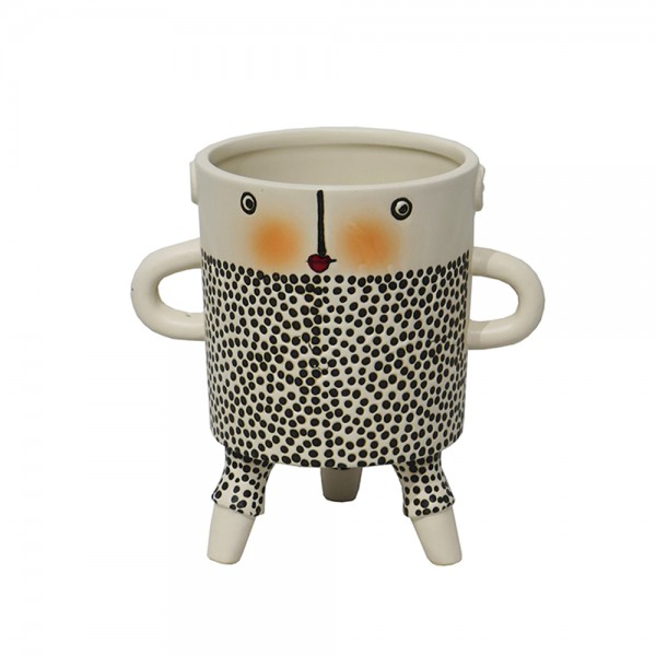 PERSON 1 ΚΕΡΑΜΙΚΟ ΚΑΣΠΩ ΛΕΥΚΟ 18,8x12,5xY18,8cm