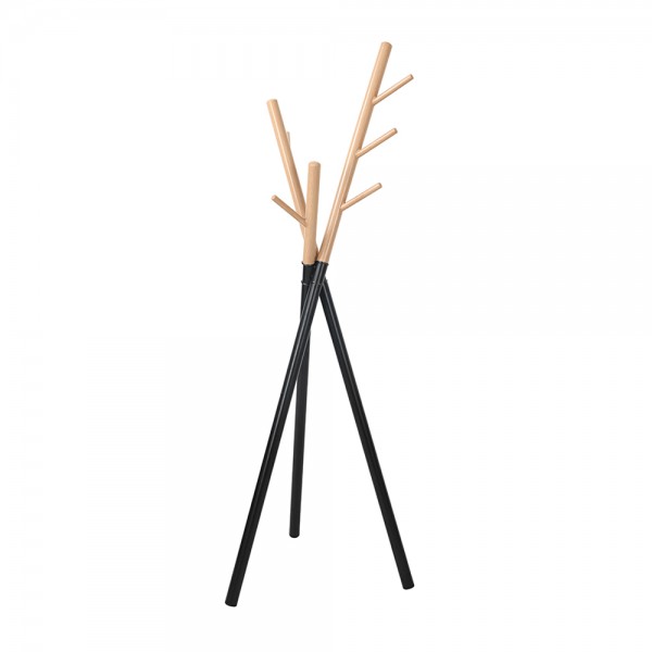 Osaka Καλόγερος Μαύρο Φυσικό 60x52xH172cm 29-0069