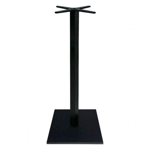 Βάση τραπεζιού Bar Cabanol pakoworld μεταλλική σε μαύρη απόχρωση 45x45x108εκ