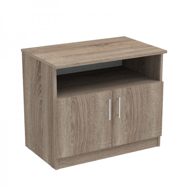 Κομοδίνο Galdow pakoworld σε καρυδί απόχρωση 80x45x60εκ 361-000038