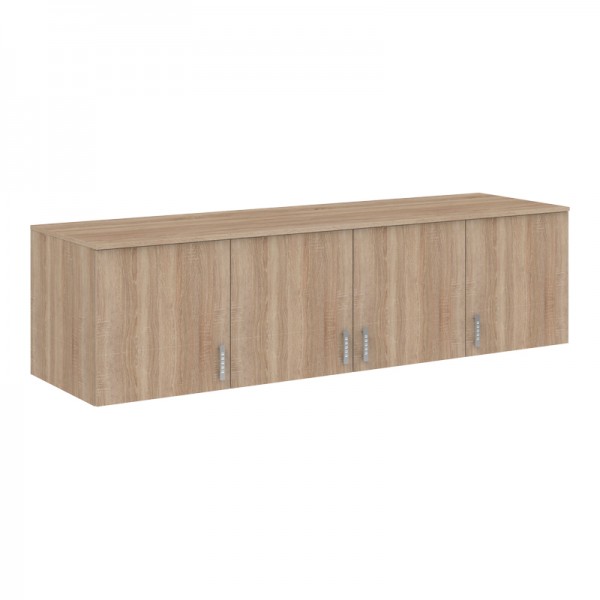 Πατάρι ντουλάπας Royal pakoworld τετράφυλλο sonoma 200x58x53εκ