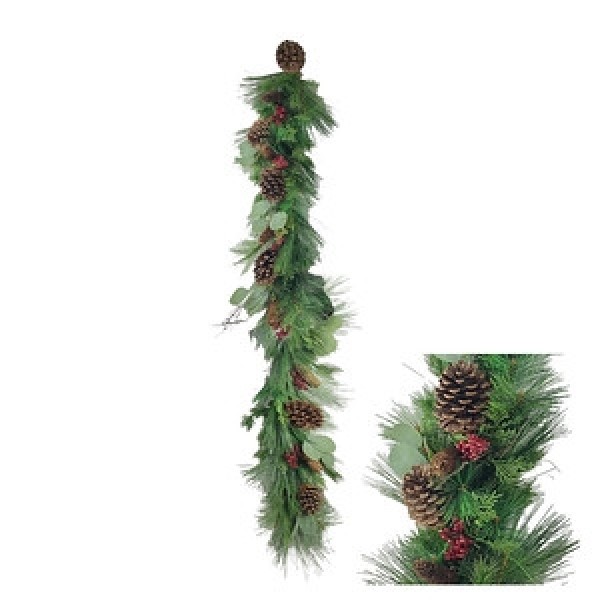 Γιρλαντα Με  Κουκουναρια 160Εκ