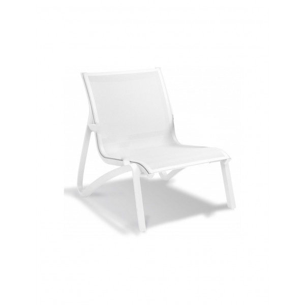 Sunset lounge καρέκλα PP ICE WHITE 74x83xH89(38)cm