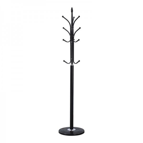 Καλόγερος Keleste pakoworld μέταλλο σε μαύρη απόχρωση Φ37x175εκ