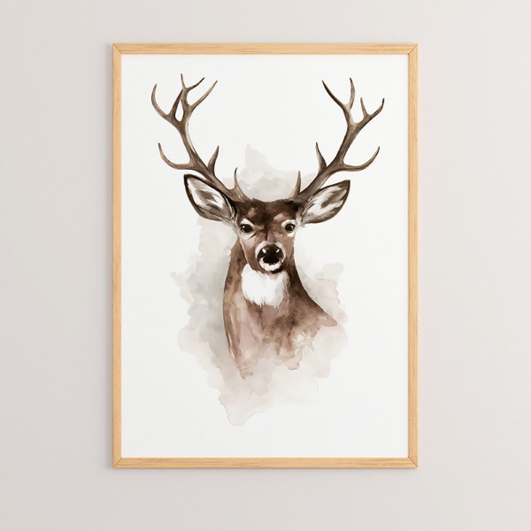 Πίνακας Deereby pakoworld με ψηφιακή εκτύπωση και πλαίσιο 33x1.5x48εκ