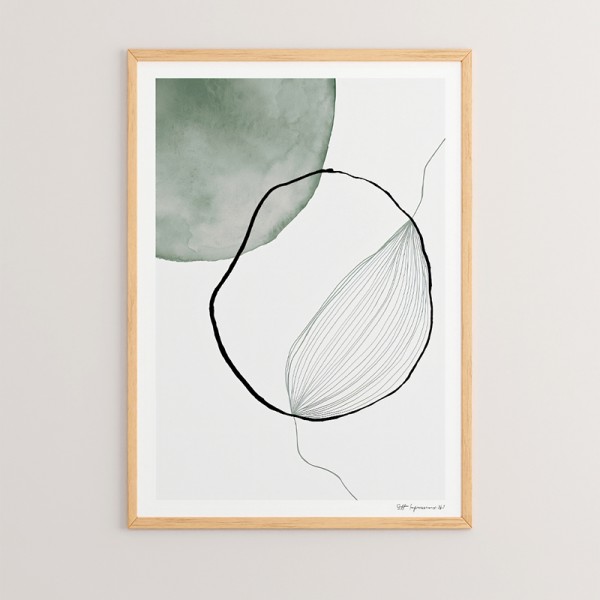 Πίνακας Bereto pakoworld με ψηφιακή εκτύπωση και πλαίσιο 33x1.5x48εκ