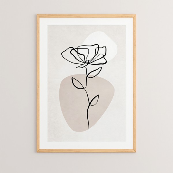 Πίνακας Bevo pakoworld με ψηφιακή εκτύπωση και πλαίσιο 33x1.5x48εκ