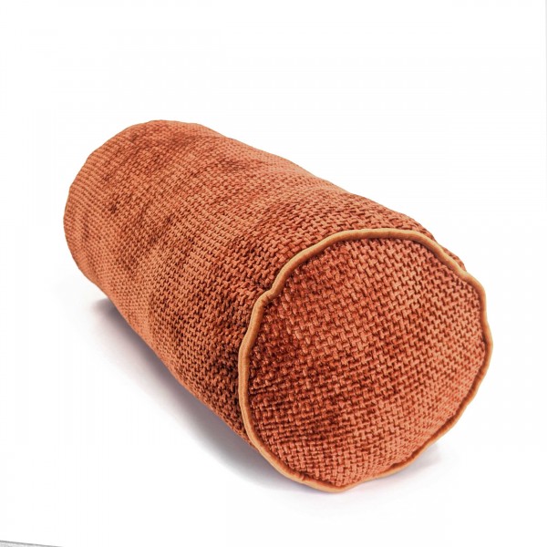 NUNO ΔΙΑΚΟΣΜΗΤΙΚΟ ΜΑΞΙΛΑΡΙ ΚΥΛΙΝΔΡΟΣ ORANGE FLAME 20X45ΕΚ