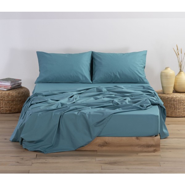 NEF NEF HOMEWARE ΣΕΝΤΟΝΙ ΜΕΜΟΝΩΜΕΝΟ ΒΑΜΒΑΚΕΡΟ ΜΟΝΟ ΜΕ ΛΑΣΤΙΧΟ BASIC 100Χ200+30 DUSTY PETROL 011710