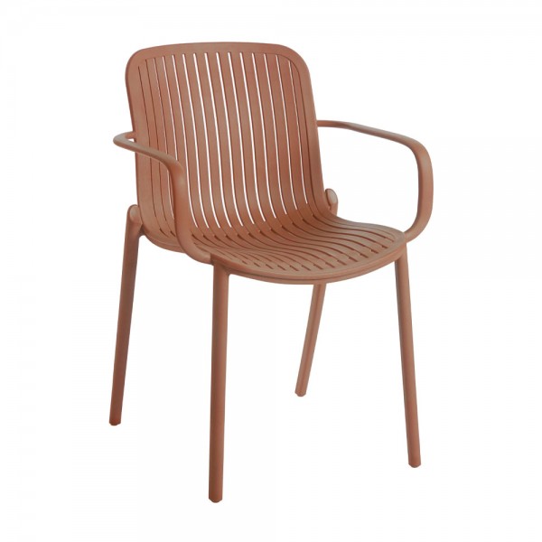 BRIO ΚΑΡΕΚΛΑ TERRACOTTA 58x56.5x81cm