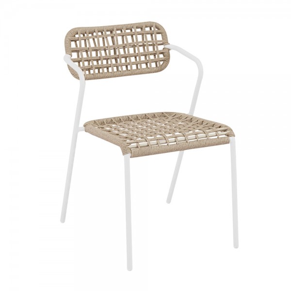 BEE ΚΑΡΕΚΛΑ ΛΕΥΚΟ ΦΥΣΙΚΟ 62x56x82cm